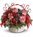 Candy Cane Basket WD10