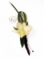 White Dendrobium Orchid  Boutonniere GD2